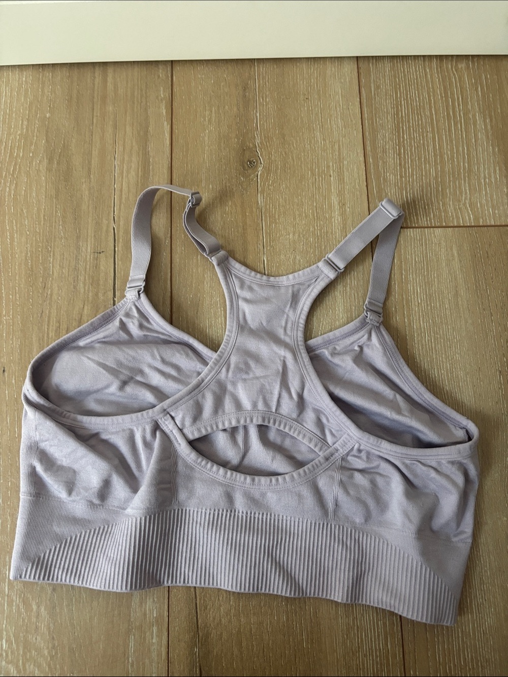 90 degree Lavender Racerback Sports Bra size Large - Picture 4 of 8